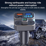 BC95 Bluetooth per auto, chiamate in vivavoce, ricarica rapida PD36W, monitoraggio della tensione dell'auto, BC95