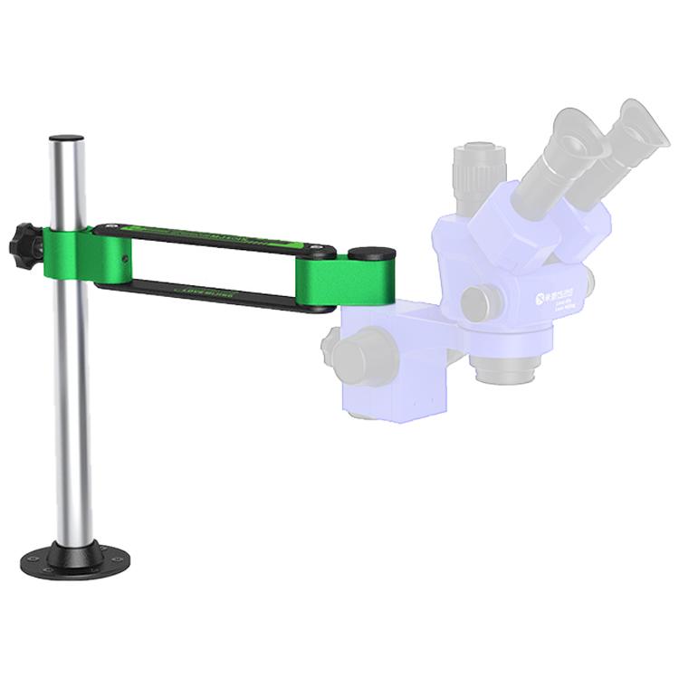 Mijing MJ4015 Microscopio telescopico pieghevole con rotazione universale a 360°, braccio con staffa in metallo