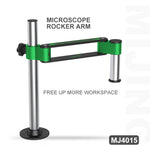 Mijing MJ4015 Microscopio telescopico pieghevole con rotazione universale a 360°, braccio con staffa in metallo