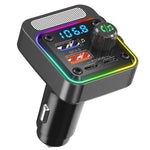 Autoradio BC91 con Bluetooth, vivavoce, ricarica rapida PD36W e luce ambientale., BC91
