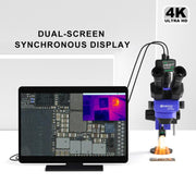 Mijing RC12-4K Ultra HD Independent Thermal Imaging Connected Most Microscope, Mijing RC12-4K