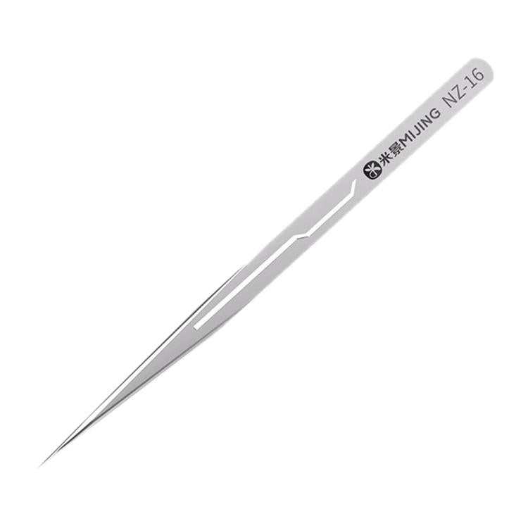 Pinzette Mijing NZ-16 ultraleggere non magnetiche in lega di titanio da 0,1 mm, Mijing NZ-16