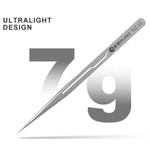 Pinzette Mijing NZ-16 ultraleggere non magnetiche in lega di titanio da 0,1 mm, Mijing NZ-16
