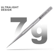 Pinzette Mijing NZ-16 ultraleggere non magnetiche in lega di titanio da 0,1 mm, Mijing NZ-16