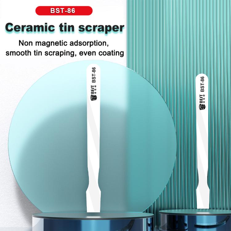 BEST BST-86 Raschietto per stagno in ceramica antistatico e antimagnetico multifunzionale BGA BGA, BEST BST-86