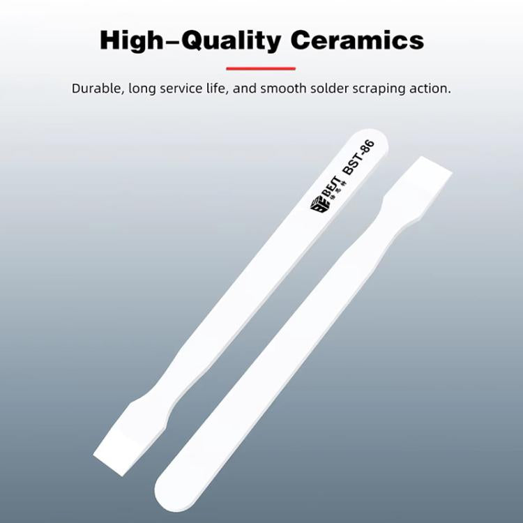 BEST BST-86 Raschietto per stagno in ceramica antistatico e antimagnetico multifunzionale BGA BGA, BEST BST-86