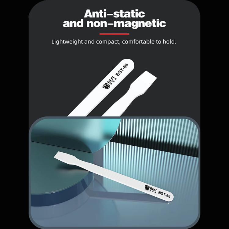 BEST BST-86 Raschietto per stagno in ceramica antistatico e antimagnetico multifunzionale BGA BGA, BEST BST-86