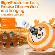 Microscopio elettronico digitale per bambini HM020F con schermo IPS da 2,0 pollici., HM020F