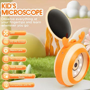 Microscopio elettronico digitale per bambini HM020F con schermo IPS da 2,0 pollici., HM020F