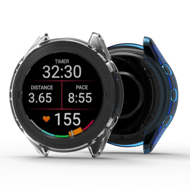 Cover protettiva per orologio in TPU cavo a copertura parziale, For Garmin Forerunner 570 47mm, For Garmin Forerunner 570 42mm