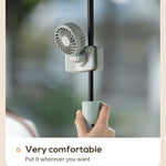 Mini ventilatore elettrico multifunzione con clip DQ259