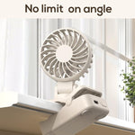 Mini ventilatore elettrico multifunzione con clip DQ259