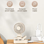 Mini ventilatore elettrico multifunzione con clip DQ259