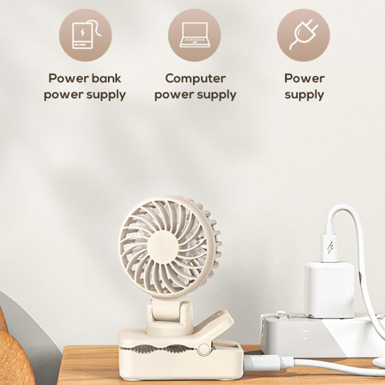 Mini ventilatore elettrico multifunzione con clip DQ259