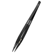 2uul TW32 Black K Flat Tip ESD-Safe Ceramic Tweezers, 2uul TW32