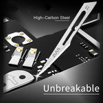 2uul 100 in 1 DA18 BB Shark Blade Series Lama in acciaio ad alto tenore di carbonio n. 11, 2uul DA18
