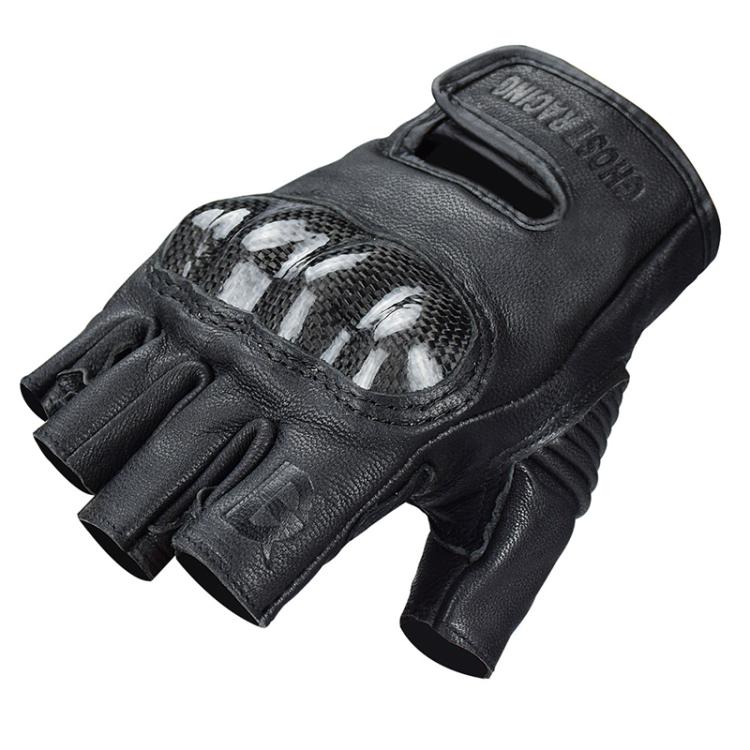 Guanti da moto traspiranti a mezze dita GHOST RACING GR-BZ01 per fuoristrada estivo., M, L, XL