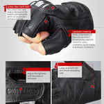 Guanti da moto traspiranti a mezze dita GHOST RACING GR-BZ01 per fuoristrada estivo., M, L, XL