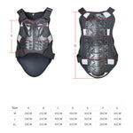 GHOST RACING GH-HJY08 Gilet protettivo per moto, pettorina, abbigliamento rigido da moto, L, XL