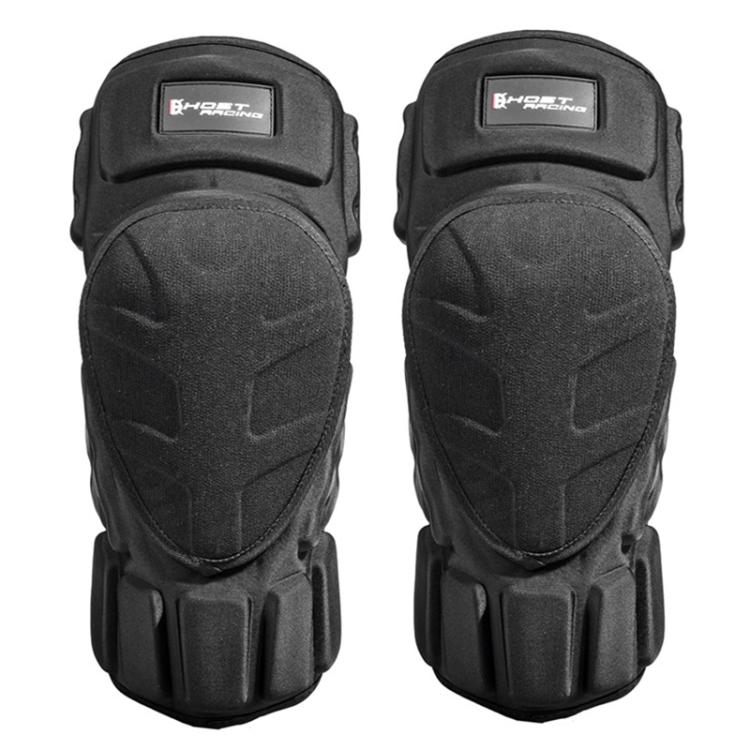 GHOST RACING GH-HX03 1 paio di ginocchiere da moto protettive in Kevlar, antivento e resistenti al freddo., With Plush Pad, No Plush Pad