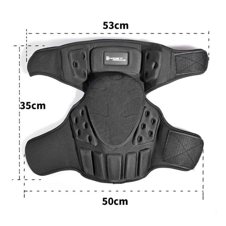 GHOST RACING GH-HX03 1 paio di ginocchiere da moto protettive in Kevlar, antivento e resistenti al freddo., With Plush Pad, No Plush Pad