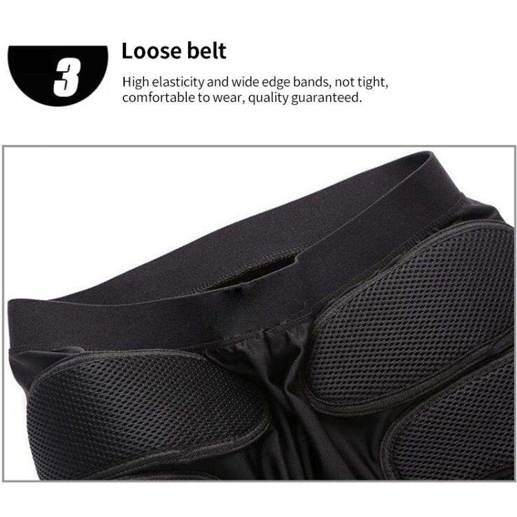 GHOST RACING K062 Pantaloni antiproiettile da moto fuoristrada da corsa Protezione anticaduta per fianchi, S, M, L, XL, XXL
