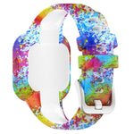 Cinturino per orologio in silicone stampato con fibbia in acciaio xDfind, For GarminFit JR3 / Garmin Vivofit JR 3