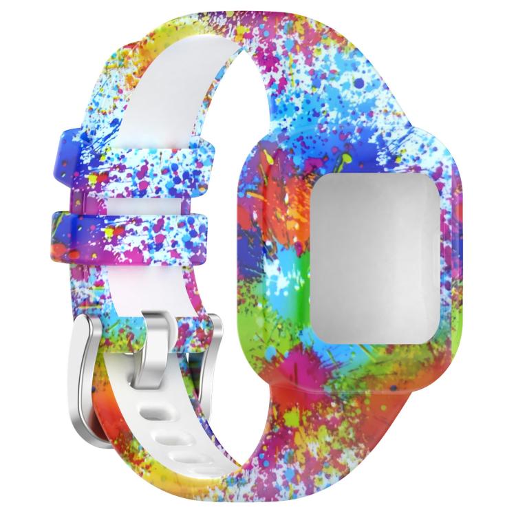 Cinturino per orologio in silicone stampato con fibbia in acciaio xDfind, For GarminFit JR3 / Garmin Vivofit JR 3