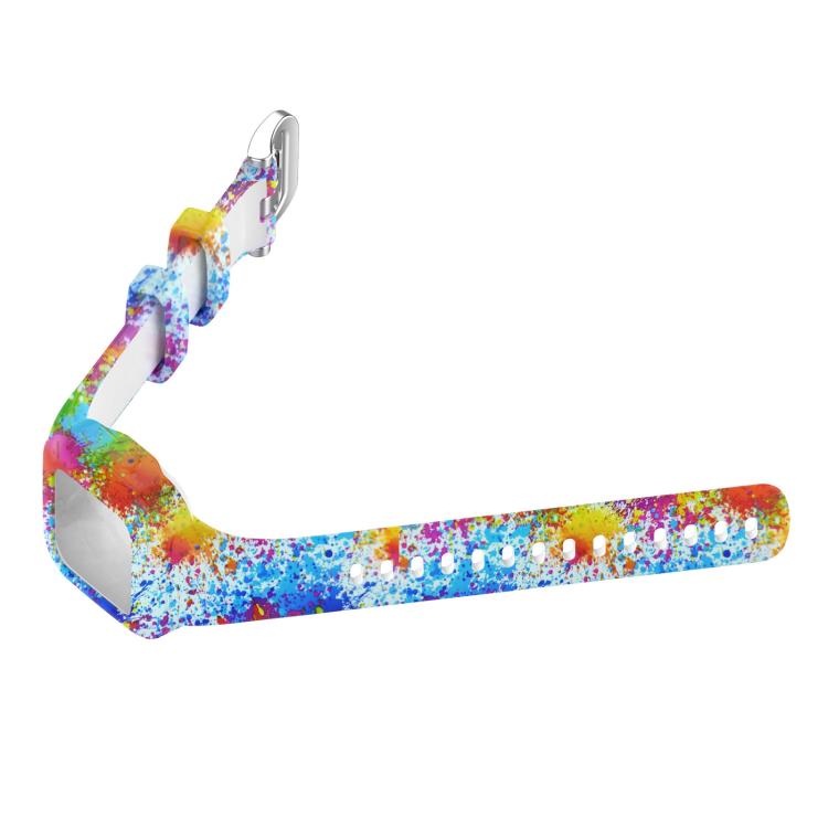Cinturino per orologio in silicone stampato con fibbia in acciaio xDfind, For GarminFit JR3 / Garmin Vivofit JR 3