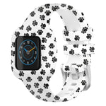 Cinturino per orologio in silicone stampato con fibbia in acciaio xDfind, For GarminFit JR3 / Garmin Vivofit JR 3