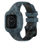 Cinturino per orologio in silicone stampato con fibbia in acciaio xDfind, For GarminFit JR3 / Garmin Vivofit JR 3