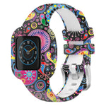 Cinturino per orologio in silicone stampato con fibbia in acciaio xDfind, For GarminFit JR3 / Garmin Vivofit JR 3