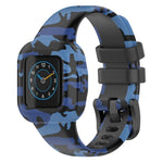 Cinturino per orologio in silicone stampato con fibbia in acciaio xDfind, For GarminFit JR3 / Garmin Vivofit JR 3