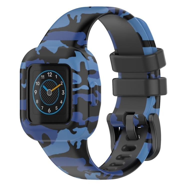 Cinturino per orologio in silicone stampato con fibbia in acciaio xDfind, For GarminFit JR3 / Garmin Vivofit JR 3