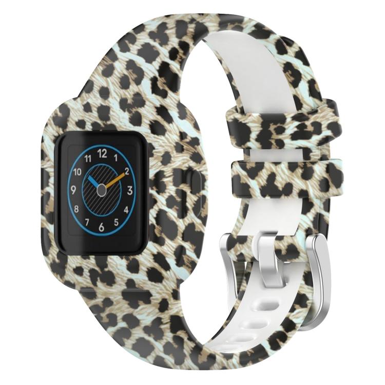 Cinturino per orologio in silicone stampato con fibbia in acciaio xDfind, For GarminFit JR3 / Garmin Vivofit JR 3
