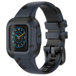 Cinturino per orologio in silicone stampato con fibbia in acciaio xDfind, For GarminFit JR3 / Garmin Vivofit JR 3
