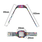 Cinturino per orologio in silicone stampato con fibbia in acciaio xDfind, For GarminFit JR3 / Garmin Vivofit JR 3