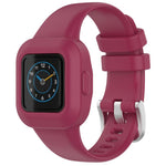 Cinturino per orologio xDfind in silicone tinta unita con fibbia in acciaio argentato, For GarminFit JR3 / Garmin Vivofit JR 3