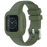 Cinturino per orologio xDfind in silicone tinta unita con fibbia in acciaio argentato, For GarminFit JR3 / Garmin Vivofit JR 3