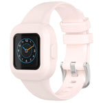 Cinturino per orologio xDfind in silicone tinta unita con fibbia in acciaio argentato, For GarminFit JR3 / Garmin Vivofit JR 3