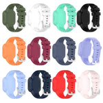Cinturino per orologio xDfind in silicone tinta unita con fibbia in acciaio argentato, For GarminFit JR3 / Garmin Vivofit JR 3