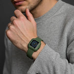 Cinturino per orologio xDfind in silicone tinta unita con fibbia in acciaio argentato, For GarminFit JR3 / Garmin Vivofit JR 3