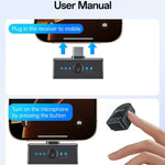 Microfono lavalier wireless Yesido KR19 2 in 1