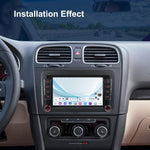 Per Volkswagen, lettore per auto Android da 15,9 pollici con schermo da 9 pollici, sistema di controllo centrale dell'auto e navigazione., Standard, Standard+AHD+Microphone