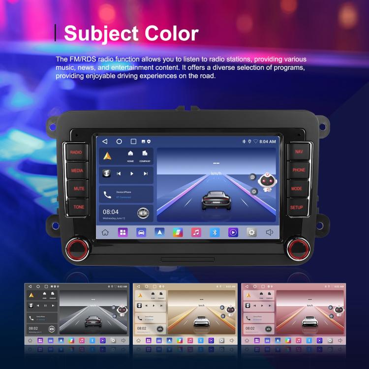 Per Volkswagen, lettore per auto Android da 15,9 pollici con schermo da 9 pollici, sistema di controllo centrale dell'auto e navigazione., Standard, Standard+AHD+Microphone
