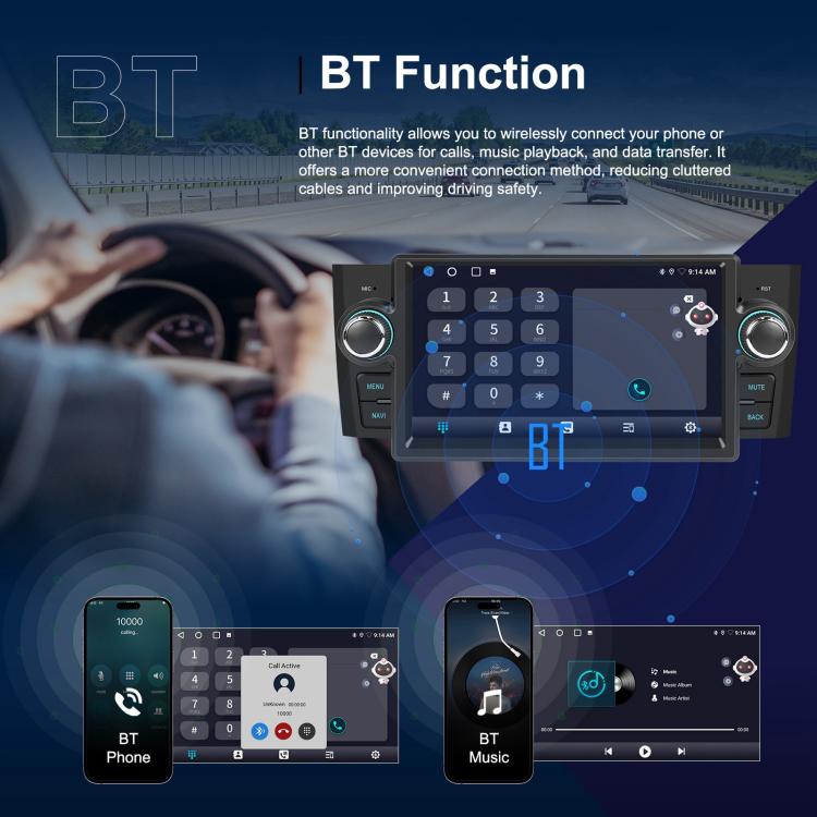 Per Fiat Punto 2005-2009 Android 15 7 pollici 2G+64G Controllo centrale auto Audio Video Navigazione, Standard, Standard+AHD+Microphone