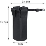 Custodia portatile per bacchette da batteria in tessuto Oxford