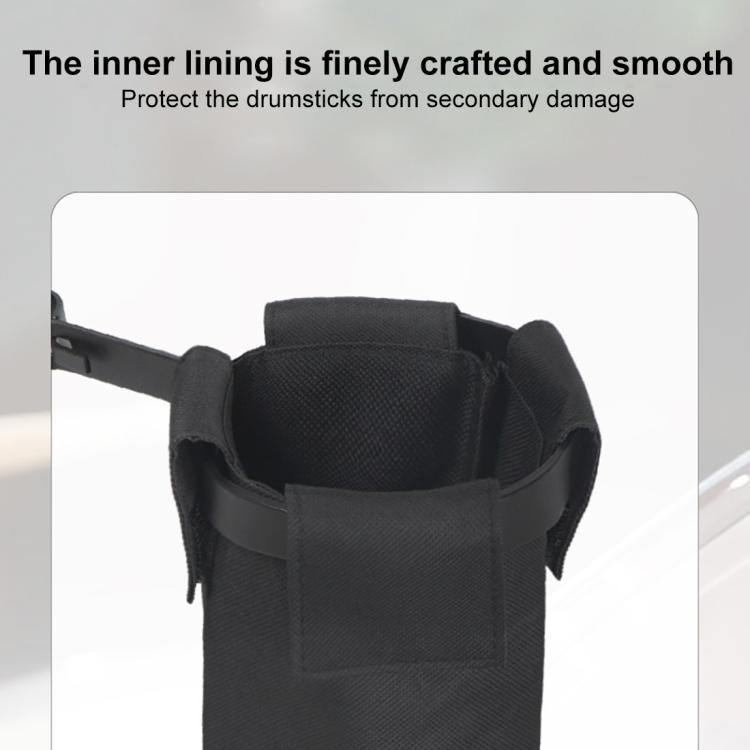 Custodia portatile per bacchette da batteria in tessuto Oxford