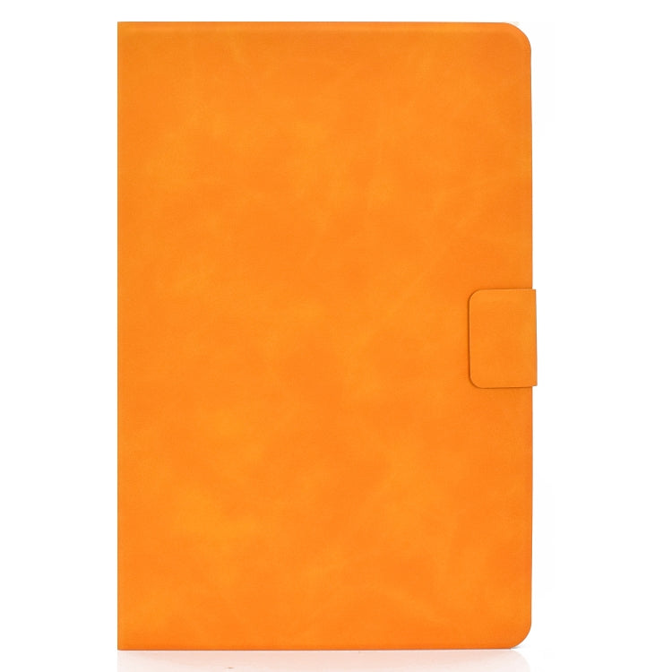 Custodia in pelle a conchiglia orizzontale con struttura in pelle bovina con supporto e slot per schede e sonno / risveglio, For Samsung Galaxy Tab A7 (2020) T500, For Samsung Galaxy Tab S8 / Galaxy Tab S7 11.0 T870, For iPad Air 2022 / 2020 10.9