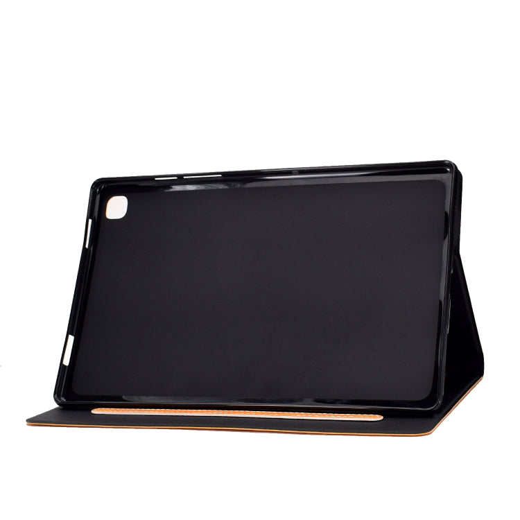 Custodia in pelle a conchiglia orizzontale con struttura in pelle bovina con supporto e slot per schede e sonno / risveglio, For Samsung Galaxy Tab A7 (2020) T500, For Samsung Galaxy Tab S8 / Galaxy Tab S7 11.0 T870, For iPad Air 2022 / 2020 10.9